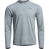 SITKA Radiant LS Crew - UPF 50+ Sun Protection Lightweight Long Sleeve Shirt with Sweat-Wicking & Odor Control