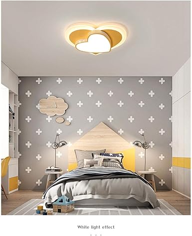 Moderne minimalistische Schlafzimmerlampe Herzförmige Schlafzimmerlampe