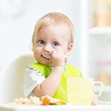 PandaEar 6 Pack Silicone Baby Weaning Spoons Forks Set Blue Green Tan view 2
