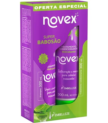 Embelleze - Kit Novex Sh+Cond 300Ml Oleo De Coco | Amazon.com.br