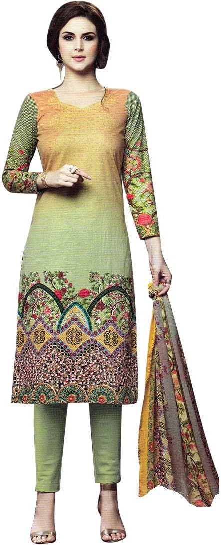 Readymade Designer Gorgeous Karachi Style Printed Cotton Salwar Kameez Suit