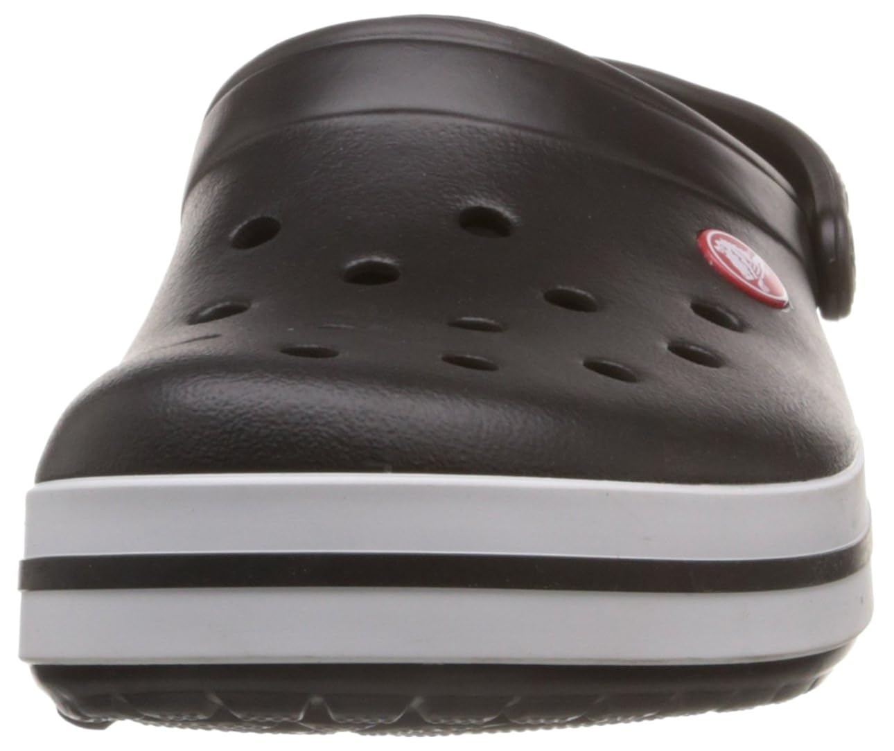crocs unisex crocband black rubber clogs and mules