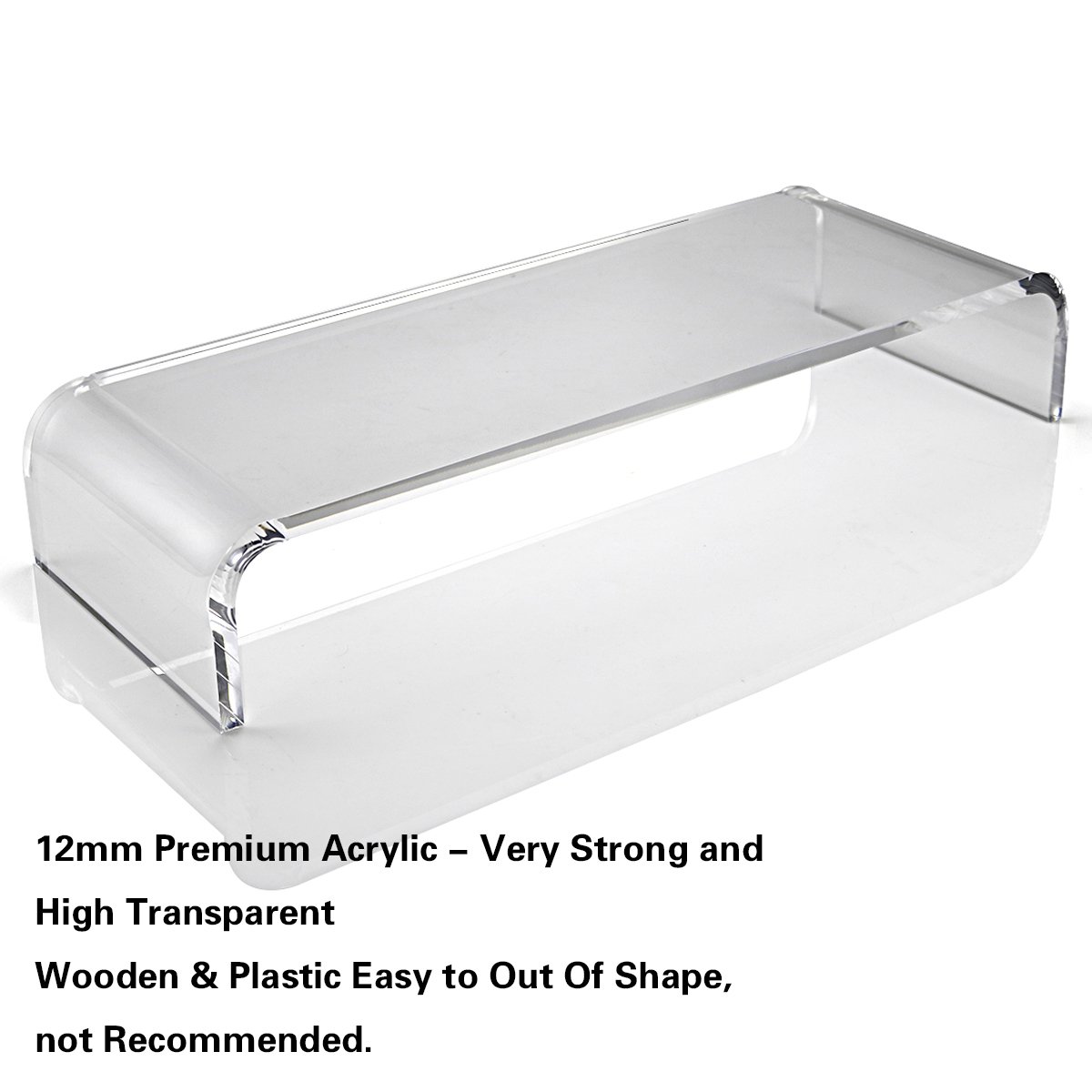 Clear Acrylic Computer Monitor Stand Holder, Acrylic Monitor Riser for