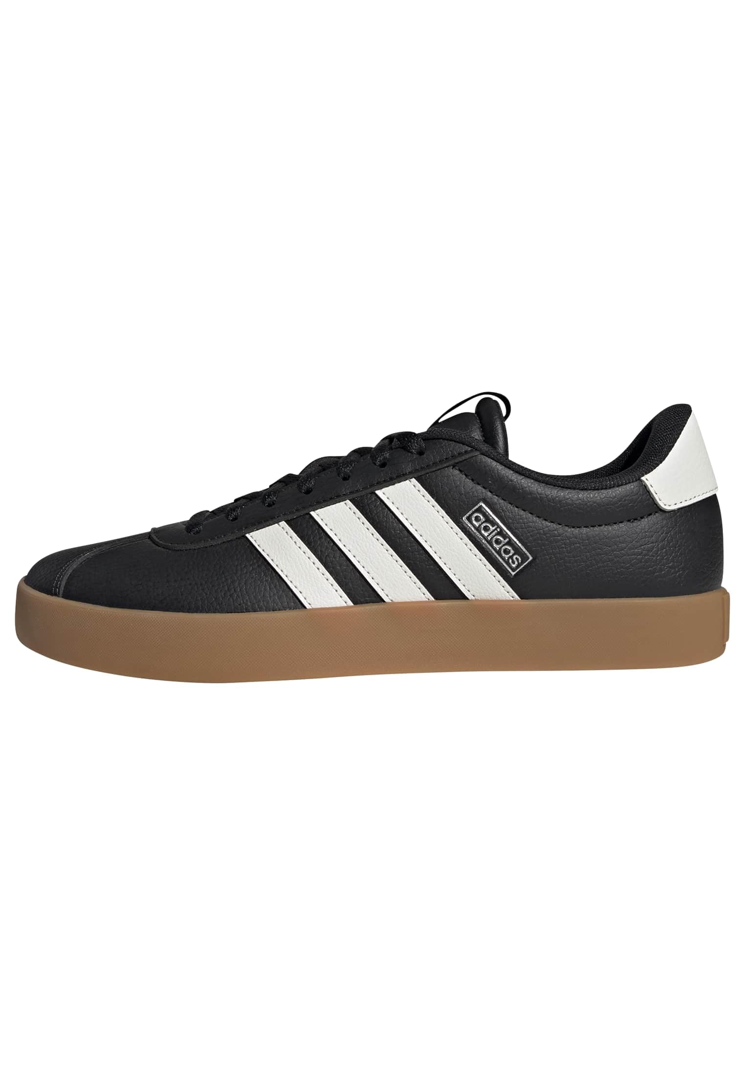adidas Men's VL Court 3.0, Black/White/Silver Metallic, 11 Image