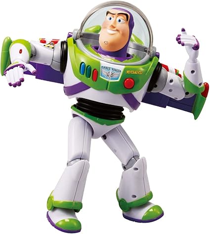 Amazon トイ ストーリー リアルサイズ トーキングフィギュア バズ ライトイヤー リミックス版 ロボット 子ども向けフィギュア おもちゃ Amazon トイ ストーリー リアルサイズ トーキングフィギュア バズ ライトイヤー リミックス版 ロボット 子ども向けフィギュア おもちゃ