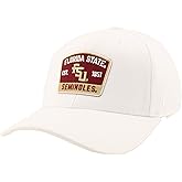 Florida State Seminoles NCAA Officially Licensed Fitted Hat ZH Patch Switchback White, Large