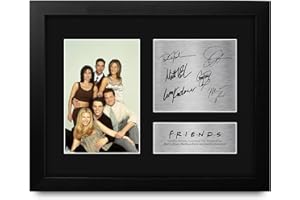 HWC Trading Friends Gifts USL Framed Printed Signed Autograph Picture for TV Show Fans - US Letter Size