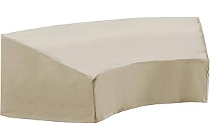 Crosley Furniture CO7505-TA Heavy-Gauge Reinforced Vinyl Cover for Catalina Sectional, Tan