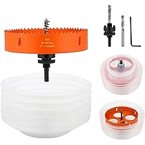 Hole Saw 3" (76mm) For Recessed Lights, HSS Bi-Metal Hole Saw Wood Cutter With Pilot Drill Bit For Plywood, Cornhole, Ceiling And Drywall - View #10