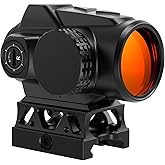 Feyachi V90 2 MOA Red Dot Sight Shake Awake Red Dot Scope Waterproof Rifle Scope 1 x 25mm .75” Rser Mount