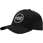 BASSDASH UPF 50+ Quick Dry Baseball Cap Water Resistant Laser Cut Mesh Snapback Hat for Men Women Fishing Hiking FH14