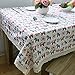 Pauwer Cartoon Tablecloth Rectangle Lace Dala Horse Table Cloth Fabric Dining Room Table Cloths (Dala Horse, 55x87 inch)