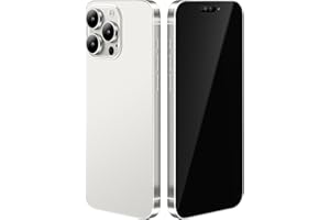 MEARAR Dummy Fake Prop Phone Compatible with iPhone 15 Pro / 15 Pro Max Non-Working Store Display Phones Kids Pretend Play Phone That Look Real (for 15 Pro Max Silver Blackscreen)