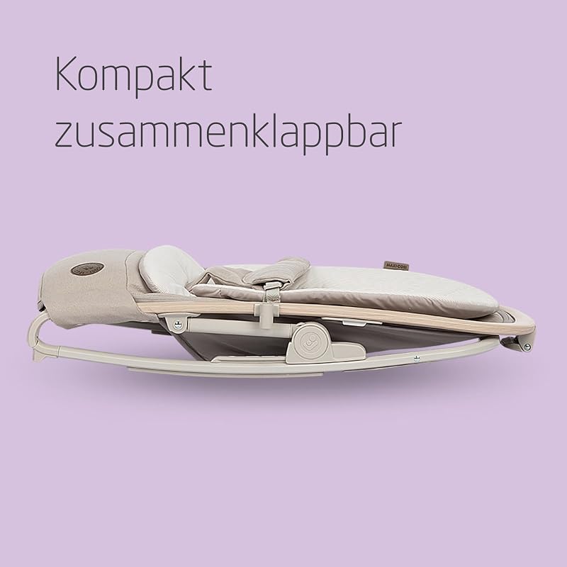 Kori 2-in-1-Babywippe mit Spielzeugbogen, 0-15kg, Classic Beige