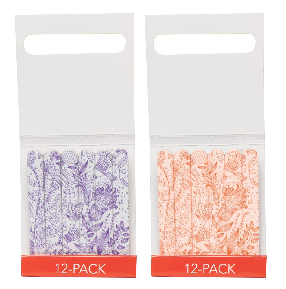 Diane Mini Emery Boards Matchbook Display, 24 Count Beauty