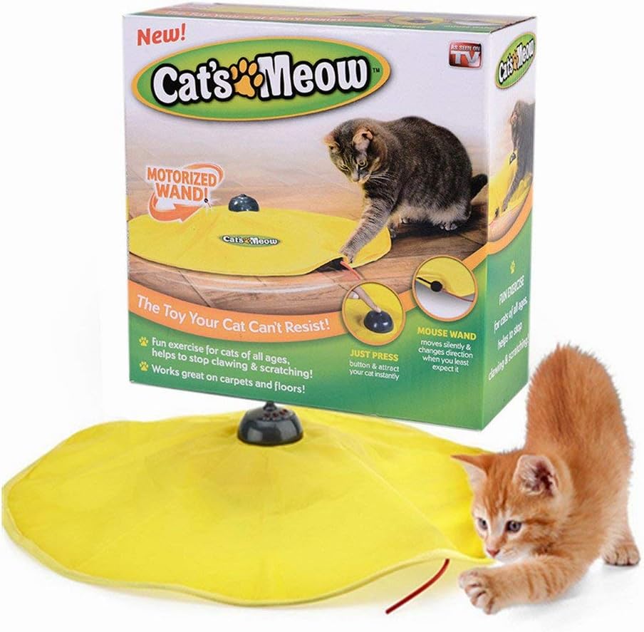 Undercover Mouse, 4 Speed Electronic Cat’s Meow Cat Exercise Toy