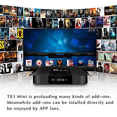 TV-BoxValinks-Android-71-Smart-TV-Box-4K-Ultra-HD-24G-5G-Wifi-Quad-core-1GB16GB-ROM-Amlogic-S905W-4k3D-Custom-New-K0DI-173-w-Support-4K-Video-Devoding-and-Playback3D-Games