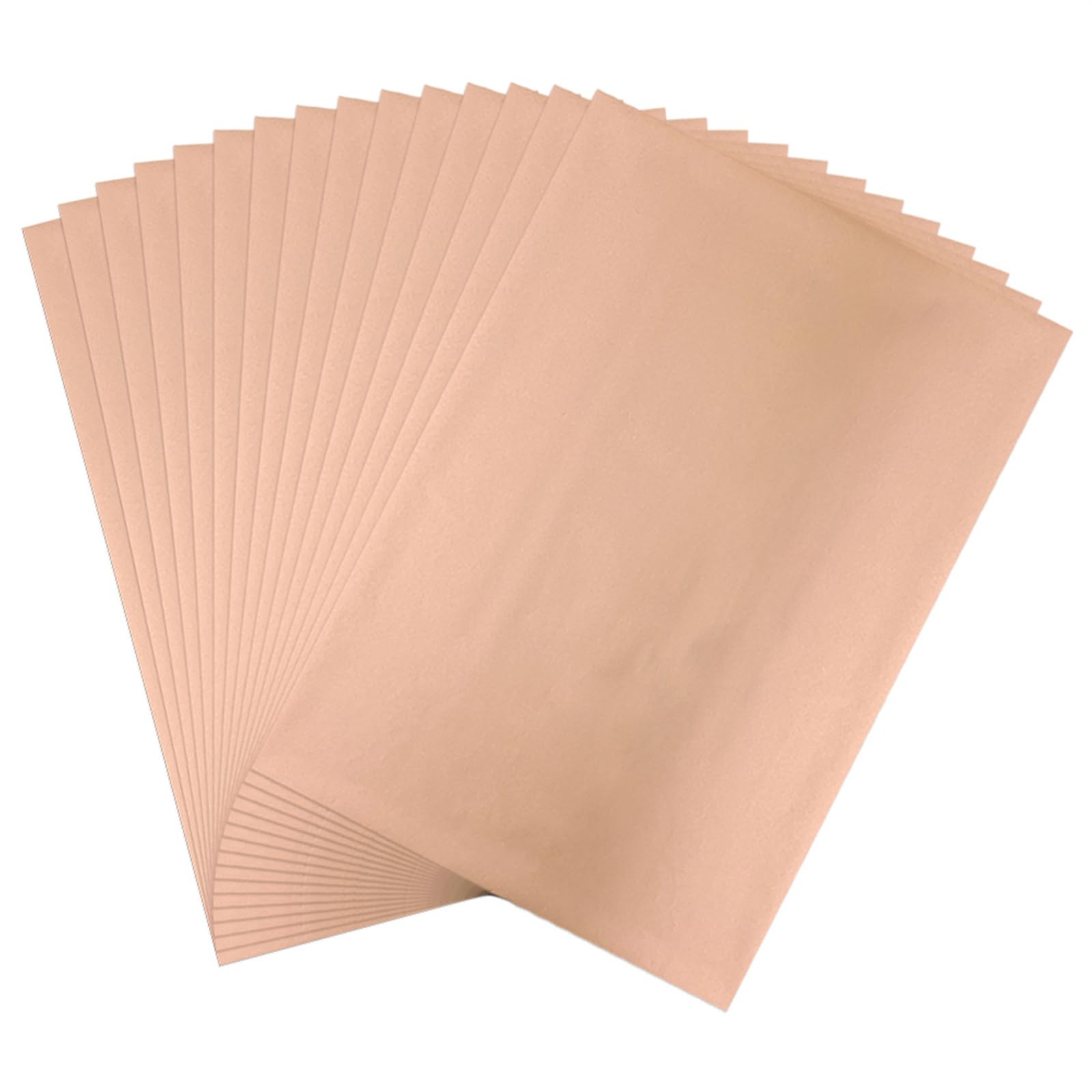 Briartw 100 Sheets Rose Gold Hot Foil Paper,20x29cm Toner Reactive Foil Hot Stamping Foil Paper by Laser Printer and Laminator for Scrapbooking Craft Cardmaking DIY Album Decoration
