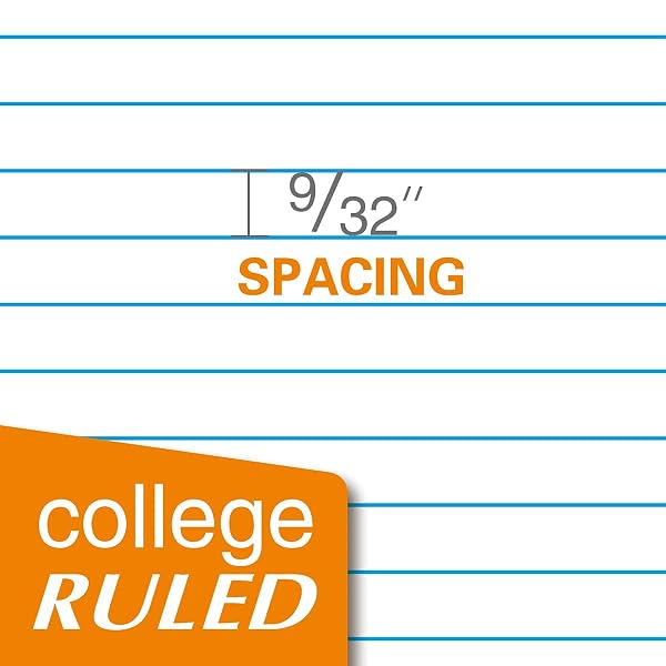KAISA LOOSE LEAF PAPER FILLER PAPER 8X10.5 INCHES, COLLEGE RULED, 3-HOLE PUNCHED FOR 3-RING BINDER, 150 SHEETS/PACK (3 PACK) F15001C