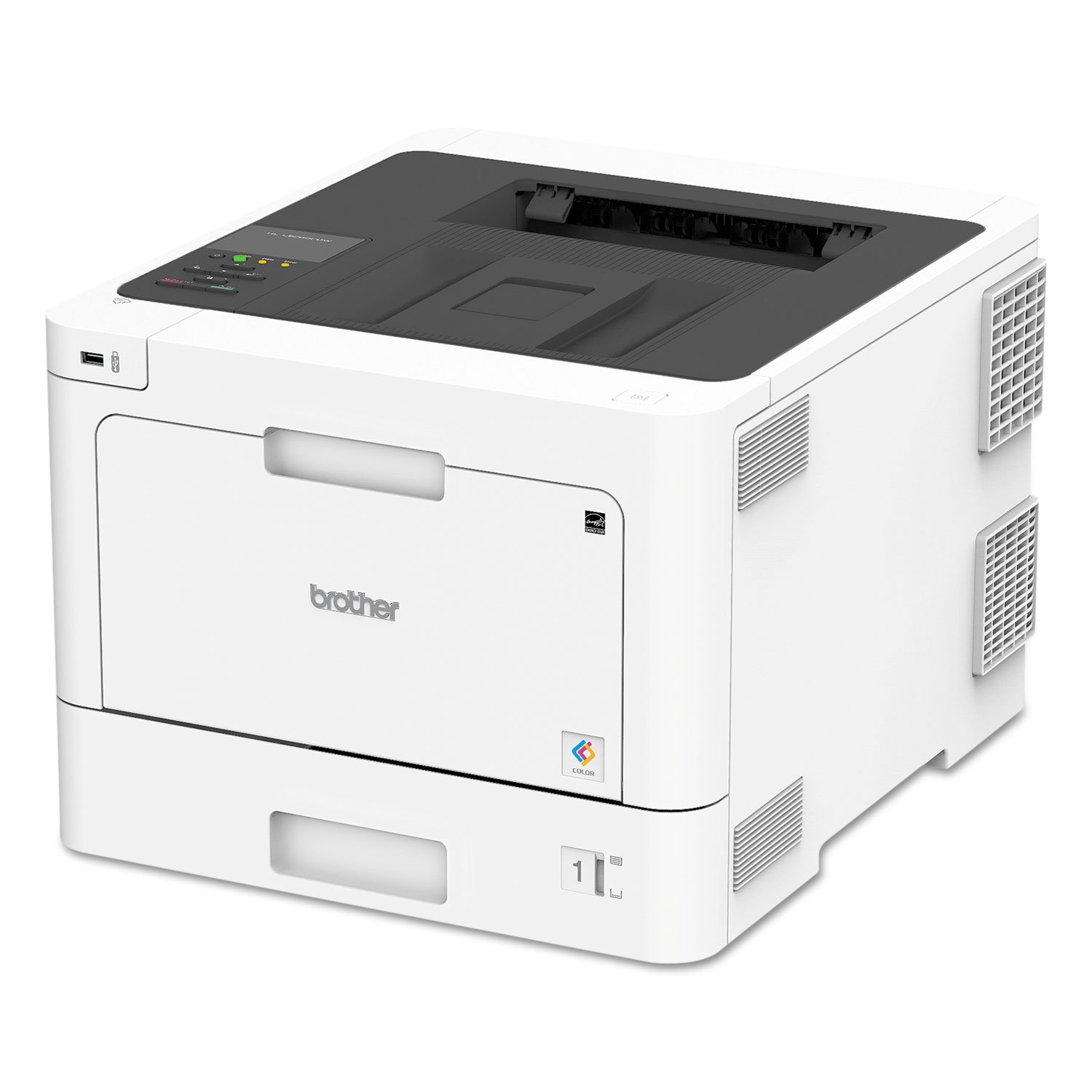 Brother Business Color Laser Printer, HL-L8360CDW, Wireless Networking, Automatic Duplex Printing, Mobile Printing, Cloud Printing, Amazon Dash Replenishment Ready,White