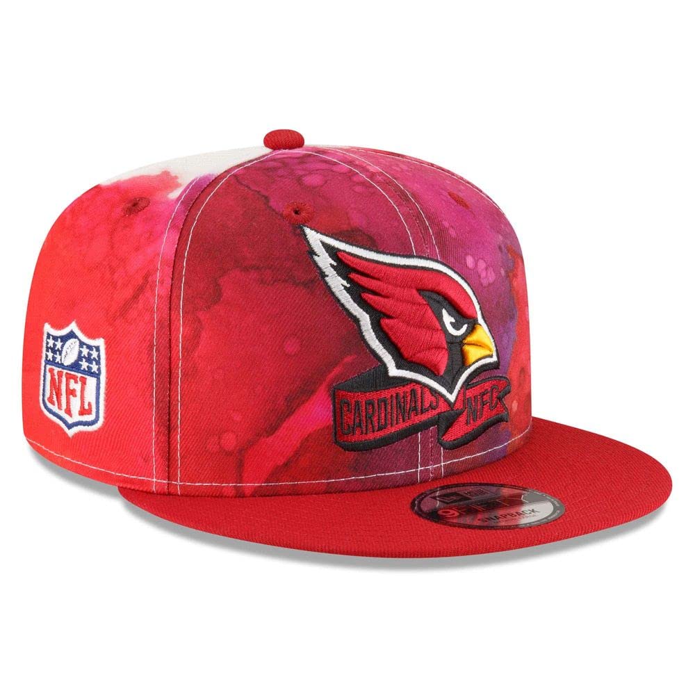 New Era 9Fifty NFC Arizona Cardinals CapEra Men - Fitted Cap Baseball Flat Brim Snapback, with Peak Autumn Summer Spring Winter All-Season - One Size red