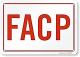 SmartSign "FACP" Sign | 7" x 10" Plastic