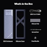 UGREEN M.2 Enclosure NVMe/SATA 20Gbps USB 3.2 Gen2x2 Aluminum 2230-2280 view 8