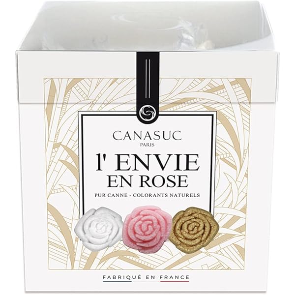 Canasuc Paris L'Envie En Rose Sucre De Canne, French Molded Rose Sugar