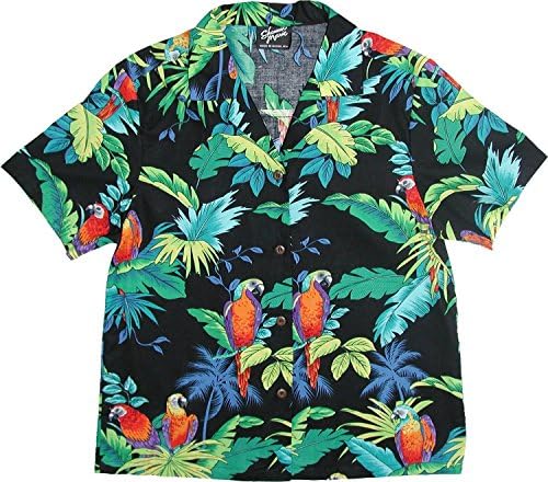 Womens XS to Plus 3X Jungle Parrot Camp Shirt