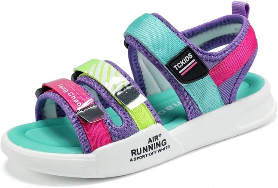 Girls Sport Sandals Summer Breathable Light Flat Casual Shoes Outdoor