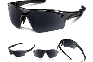 ROSEMAL Polarized Sports Sunglasses for Men Women Youth Baseball Running Cycling Driving Fishing Tennis Golf Motor TAC UV400 TR90