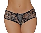 Lacy Line Sexy Lace and Ribbon Lace Up Front Open