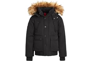 CANADA WEATHER GEAR Boys' Winter Coat – Heavyweight Bomber Parka Ski Jacket (Size: 8-20)