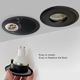 Sweier 4X 90 Min Fire Rated LED Recessed Spotlight 5W 3000K Black view 5