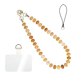 Handmade Natural Gemstone Beaded Charm Cell Phone