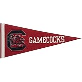 South Carolina Felt Mini Pennant - Size: 4" x 9" - Officially Licensed - 1 Pennant Per Pack