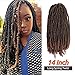 TOYOTRESS Spring Twist Hair 14 inch-4pcs, Ombre Brown Synthetic Crochet Braids Braiding Hair Extensions (14 inch, T30)