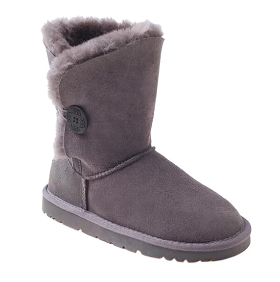 OZwear UGG One Schnalle Mid-Rohr Warm Couple Snow Boots