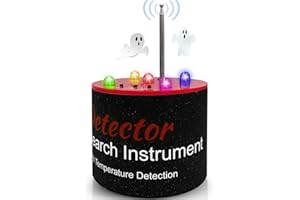 CCTP Upgraded Ghost Hunting Equipment，Paranormal Surveillance with Professional EMF and Sensitive Temperature Detection,Detachable Antenna, 5-Level Adjustable Sensitivity with Auto Calibration