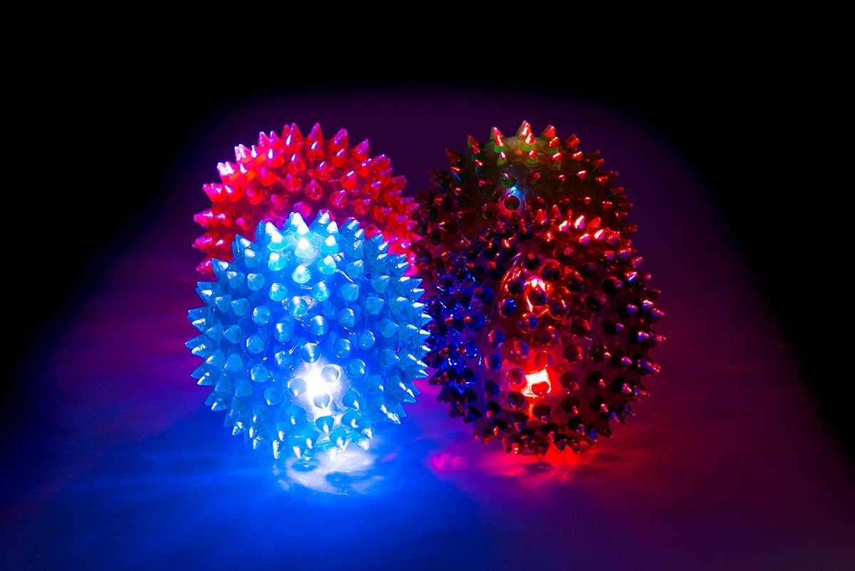 HTI Light Up Spikey Ball - Assorted