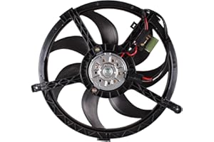 TORCIA Engine Radiator Cooling Fan Assembly for Mini Cooper/Cooper S R57 09-15 / R58/R59 12-15 / Clubman R55 08-14 / Cooper/Cooper S R56 07-13 1.6L | OE No. 17427535100 | Partslink No. MC3115103
