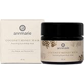 annmarie Skin Care Coconut Honey Mask for Dull, Dry &amp; Sun-Damaged Skin | With Extra Virgin Coconut Oil &amp; Mountain Wildflower Honey, Moisturizing &amp; Exfoliating Mask for All Skin Types 50mL, 1.7oz