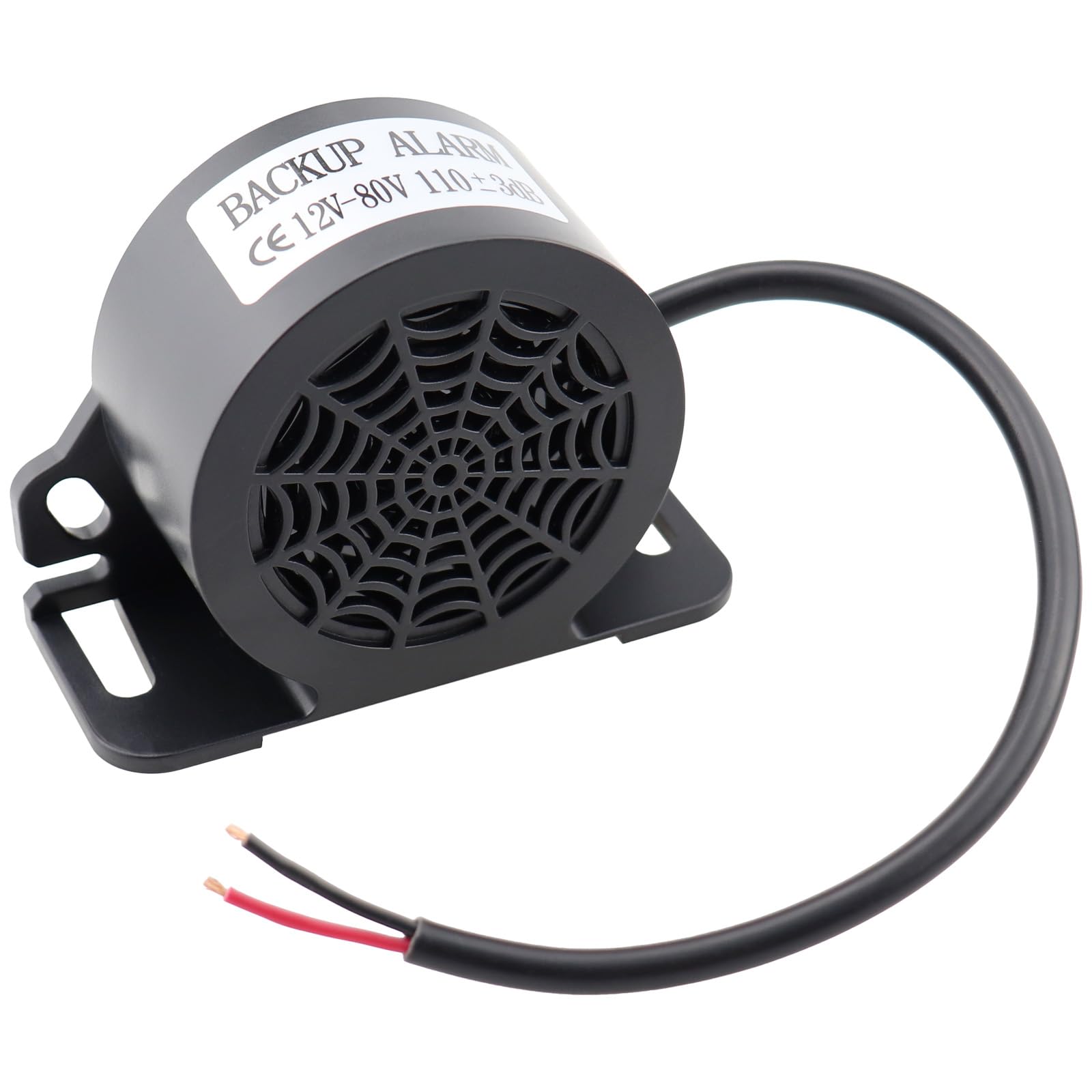 Photo 1 of MIRKOO Backup Alarm 110dB 12V-80V DC Waterproof Industrial Heavy-Duty Backup Reverse Warning Alarm with Super Loud Beeper Tone for Truck Van Freight Car Lorry Heavy Vehicles(Equipped with Wire)