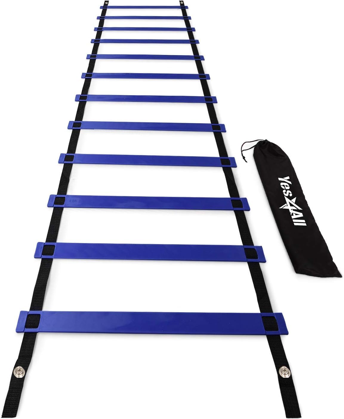 Yes4All C954 Agility Ladder, 12 Rungs, Blue