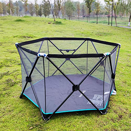 Pamo Babe Portable Baby Playpen, Outdoor Playard Playpen for Babies