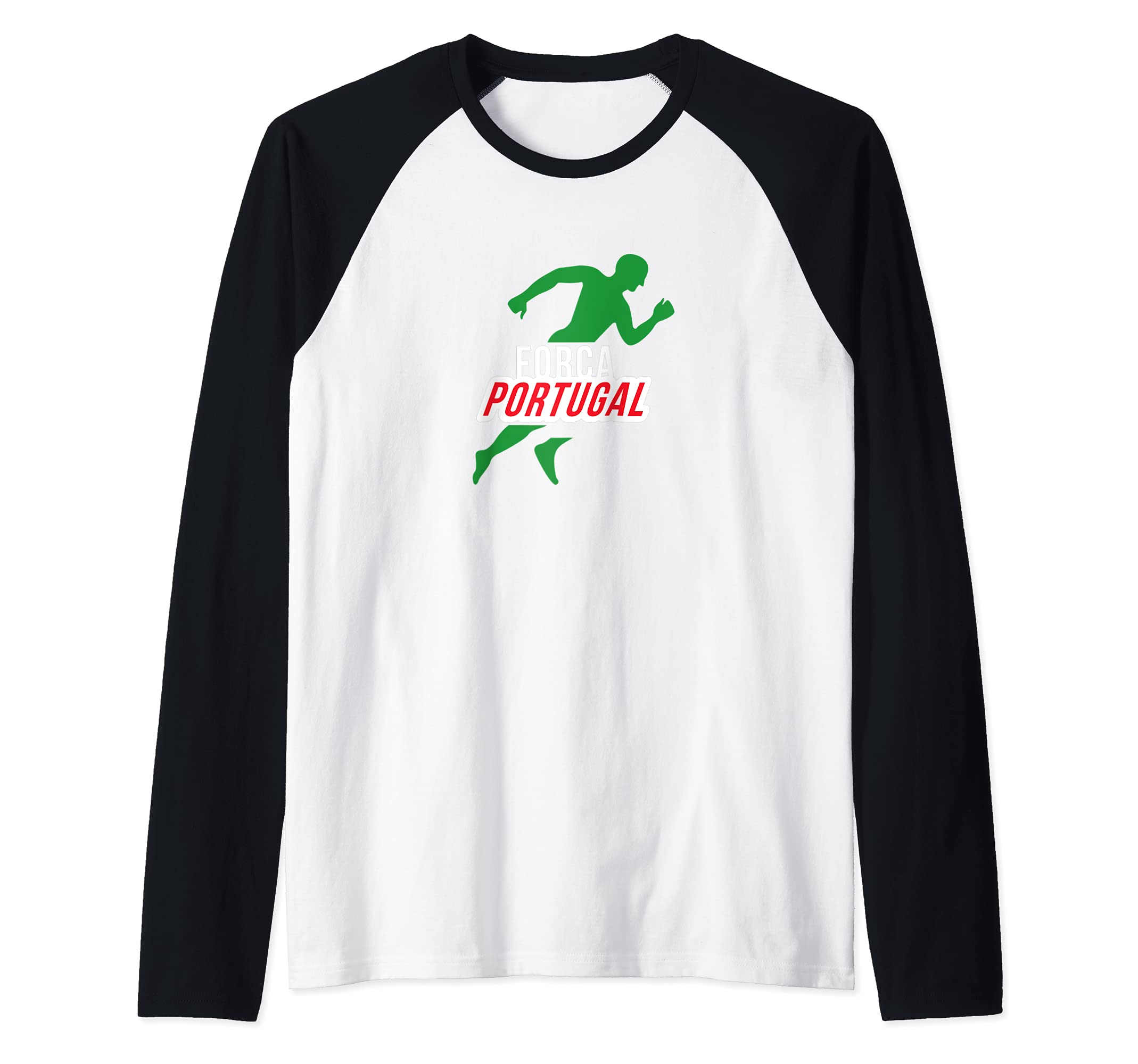 Flag Portugal Raglan Baseball Tee
