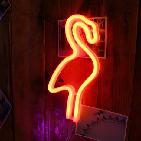 Flamingo Leuchtreklamen LED Decor Nachtlicht Wand Dekor für Weihnachtsdekoration Geburtstag Party Startseite LED dekorative L