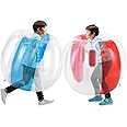 Theefun Bumper Balls, 2 Pack Inflatable Sumo Ball, 36inch Bopper Toys for Kids Physical Outdoor Active Play, Giant Human Hamster Knocker Body Zorb Ball, Body Bubble Soccer Ball