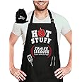 BARTME DESIGN Funny Cooking Apron - Funny Kitchen - Dad, Grandpa, Mom - Grilling Chef - Gift Bag - 100% Cotton