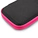iDream365 Fountain Pen Case Holder,Hard Protective Carrying Case/Bag/Pouch/Holder for Executive Fountain Pens,Ballpoint Pens-Black/Pink
